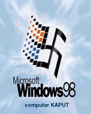 Microsoft Windows 98 - computer kaput