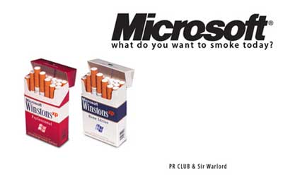 Сигареты от Microsoft